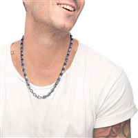 Collana Marlù Uomo in Acciaio Sodalite 30CO0001 - 30CO0001